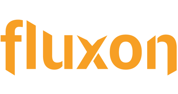 Frimenschriftzug der Firma Fluxon GmbH