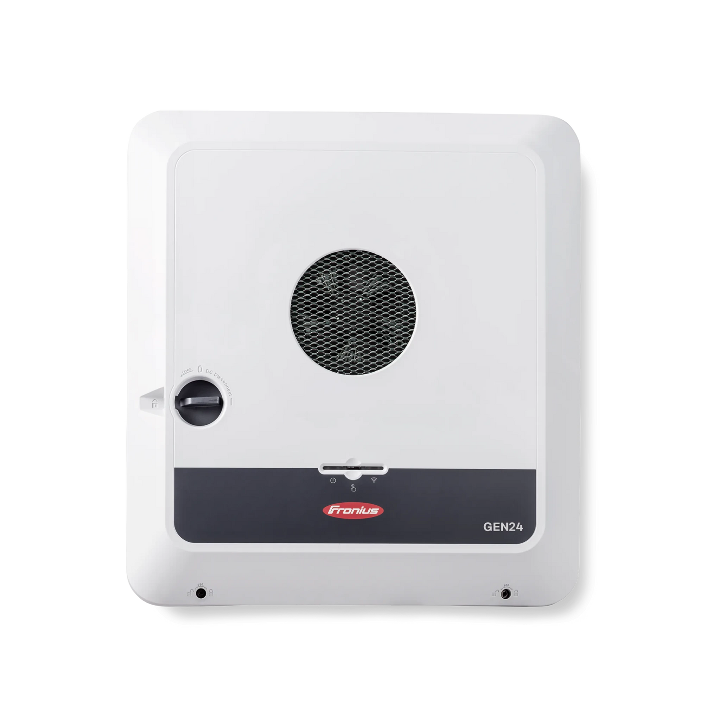 Fronius Symo gen24 Plus Hybridwechselrichter Frontansicht mit Cover