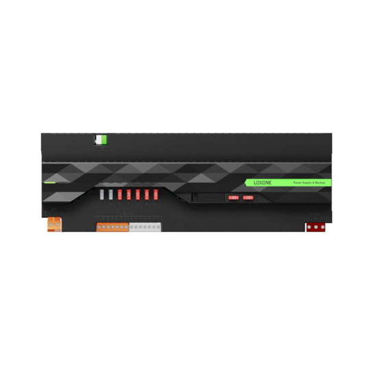 Loxone Power Supply & Backup Frontansicht